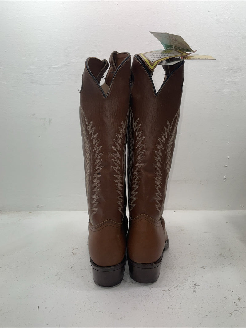 New Men’s Brown Texas Brand Cowboy Boots. 8901 11 E W. 8-88