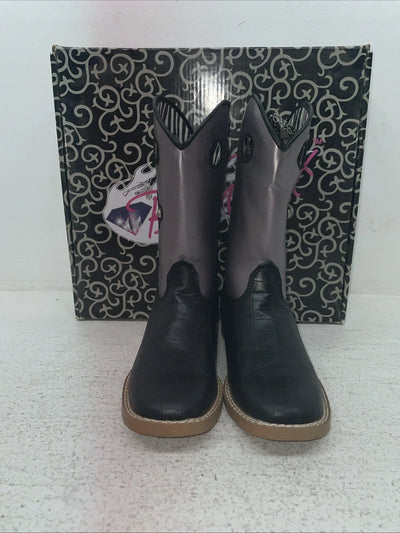 New Children’s Purple Blazin Roxx Cowboy Boots. 4451201 12.5 12 1/2. 23-48
