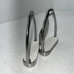 New Tough 1 Chrome Plated Iron 4 1/2” English Stirrups #24-3016 D-503