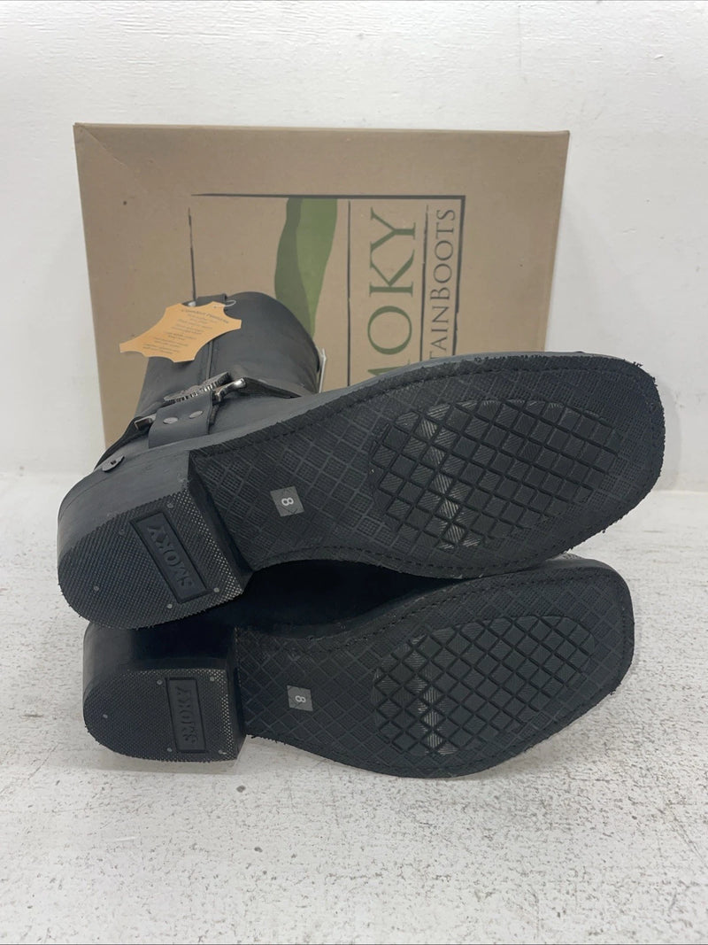 New Men’s Black Smoky Mountain Cowboy Boots. 4602 8 E E. 1-98