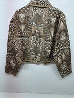 New Women’s Brown Crazy Cowgirl Pullover Jacket #CCJ-21 XL UU-3
