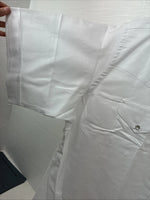 New Men’s ELY Cattleman Simple White Short Sleeve Pearl Snap 18.5 2XL M-74