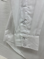 New Men’s H Bar C White Long Sleeve Button Up 16 Large CC-22