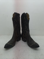 New Men’s Brown The Sanders Cowboy Boots. 7709 9 A. 4-102
