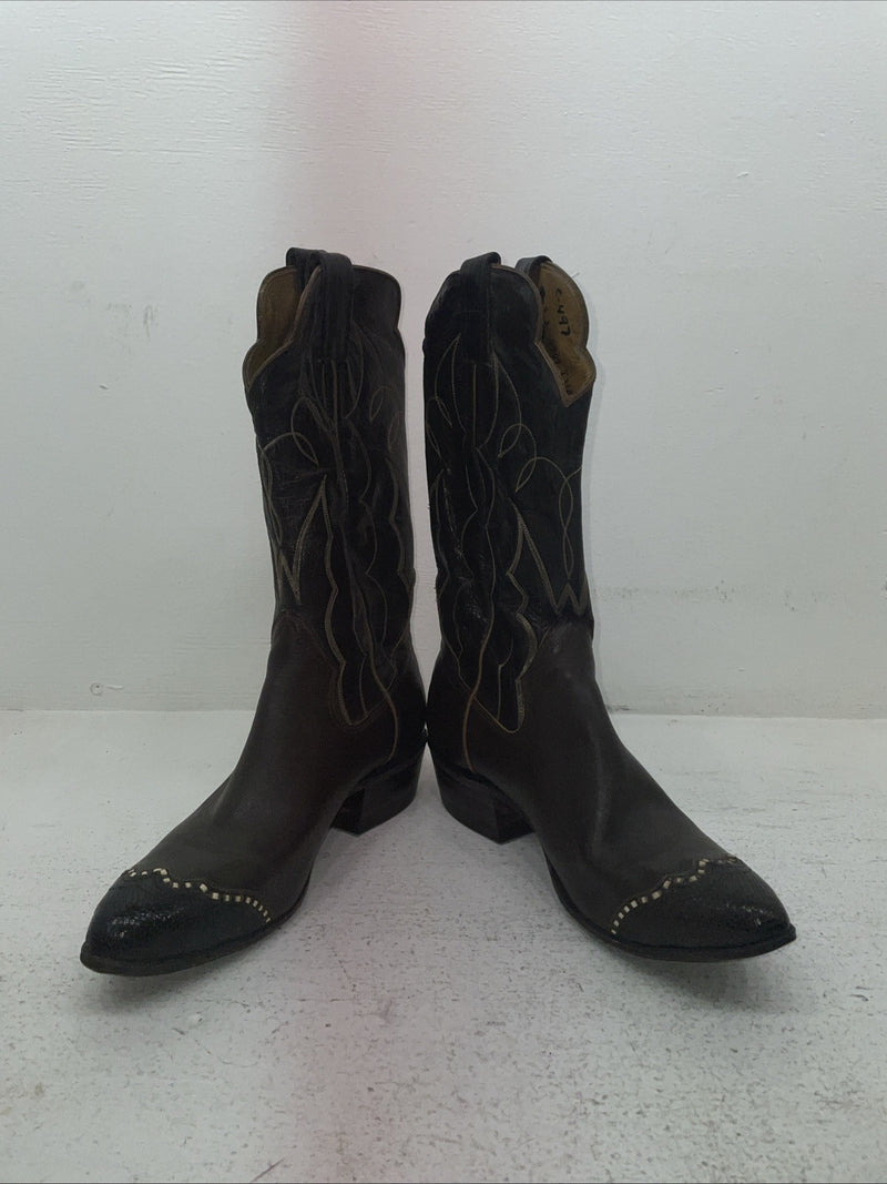New Men’s Brown The Sanders Cowboy Boots. 7709 9 A. 4-102