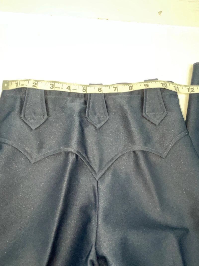 New Vintage Blue Western Heritage Polyester Pants #G31 3A-18