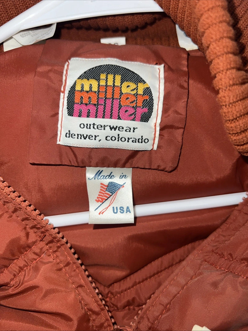 New Women’s Orange Miller Puffer Jacket 38 WW-52
