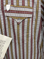 New Men’s Rockmount Multicolor Stripe Long Sleeve Pearl Snap Small AA-108