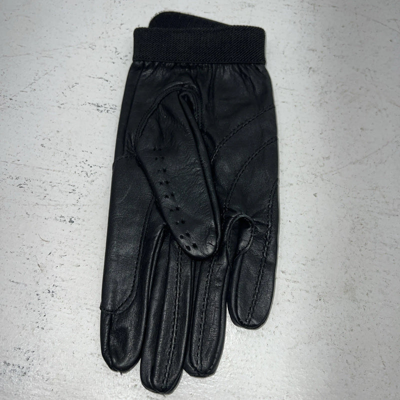 New Tough 1Black Leather Great Grips Ladies M/L Riding Gloves #24-70 E-503