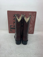 New Children’s Cherry Red Texas Brand Cowboy Boots. C 202 1 D. 23-77