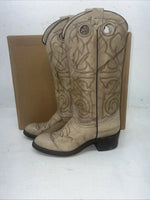 New Women’s Tan Texas Brand Cowboy Boots. L 199 5.5 5 1/2 M. 20-113