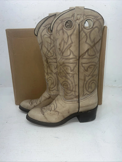 New Women’s Tan Texas Brand Cowboy Boots. L 199 5.5 5 1/2 M. 20-113