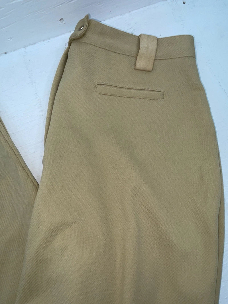 New Vintage Yellow Express Tricot Polyester Pants VV-53
