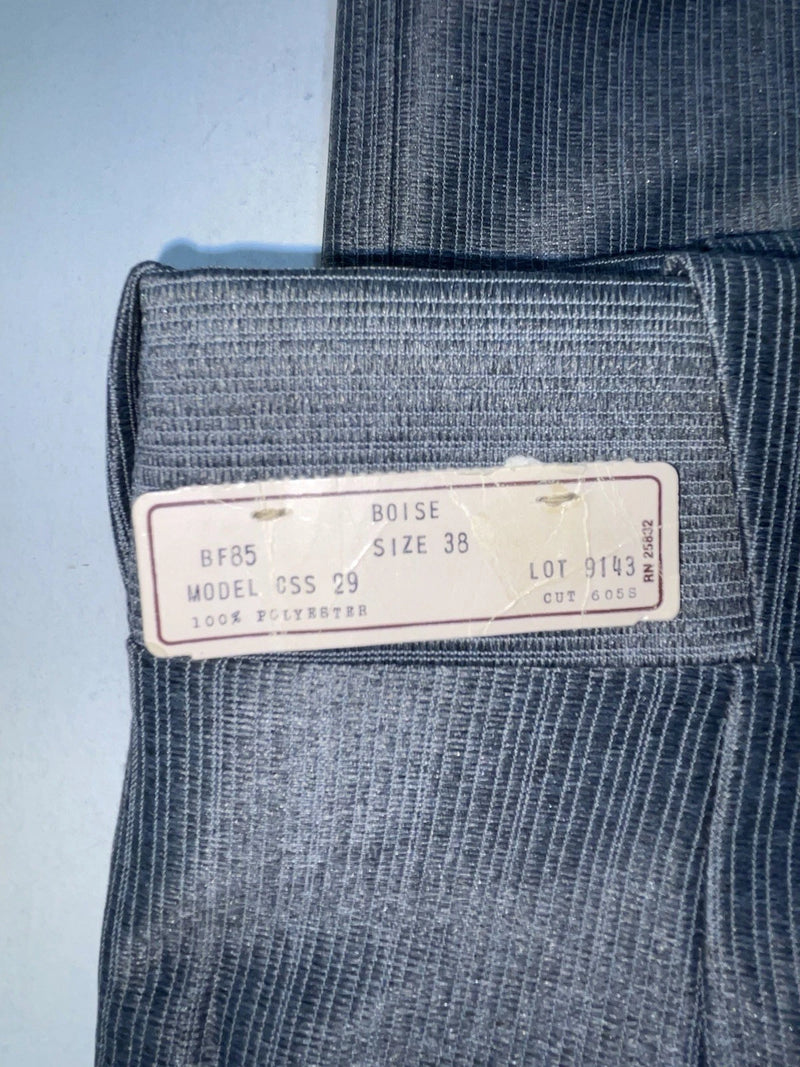 New Vintage Gray Circle S Polyester Pants #9143 OO-101