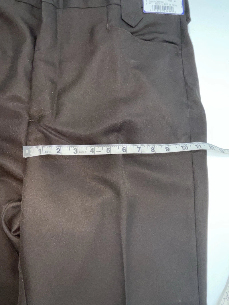 New Vintage Brown Circle S Polyester Pants #CP4793 3B-11