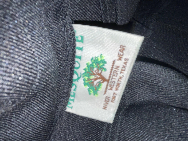 New Vintage Black Mesquite Polyester Pants #5911 NN-166