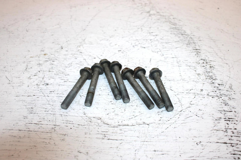 1998 Polaris 500 Oem Cylinder Head Bolt Set Of 7 3085582 Q4144