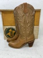 New Women’s Brown Texas Brand Cowboy Boots. 4911 7.5 7 1/2 M. 17-33