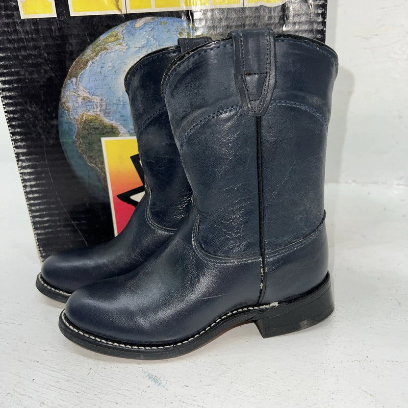 New Children’s Dark Blue Texas Brand Cowboy Boots. 3207 11 D. 24-77