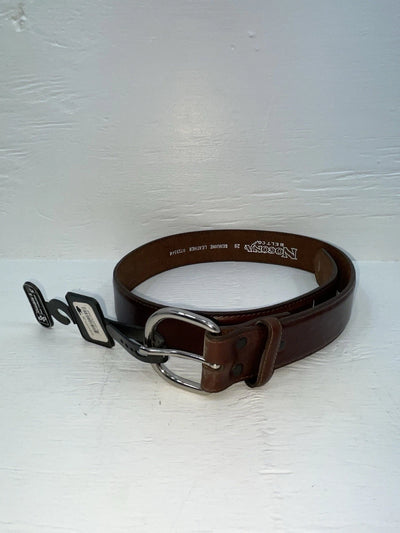 New Brown Genuine Leather Nocona 28” Belt #0713544 Z-159
