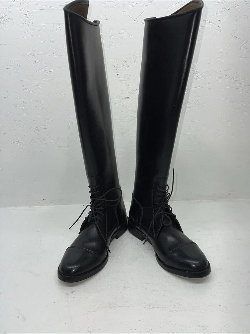 New Women’s Black EQUISTAR English Boots. 464346 7 W. 12-54