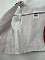New Kids Kiddie Korral Red Western Design Sleeveless Vest Size Medium YY-33