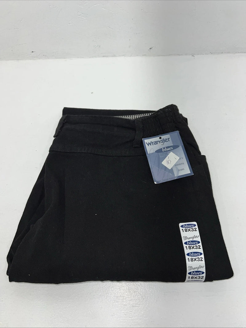New Women’s Black Wrangler Blues Jeans. 18x32 J-9