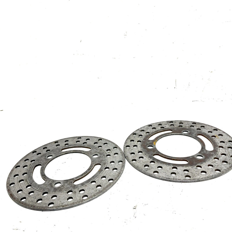 99-02 Kawasaki Prairie 300 4x4 OEM Front Brake Disc Pair 41080-1216 AK31