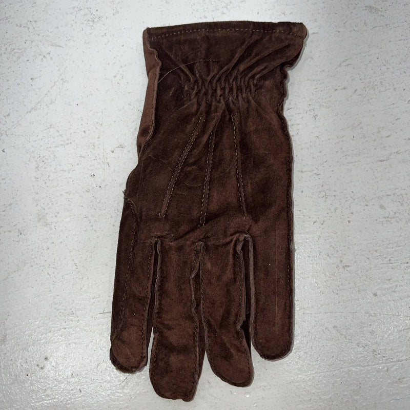 New Dremier Brown Leather Warm Lined Riding Gloves E-501