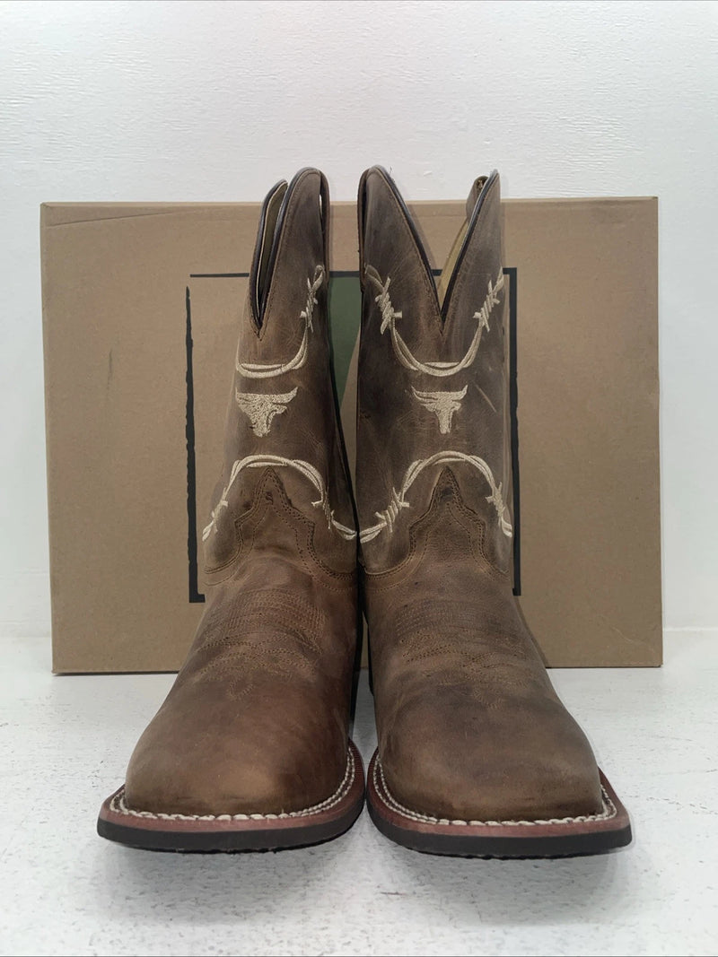 New Men’s Brown Smoky Mountain Cowboy Boots. 4075 9.5 9 1/2 E E. 6-97
