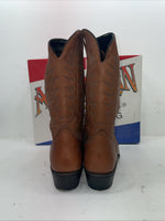 New Men’s Brown American West Cowboy Boots. 1126 14 D. 8-65
