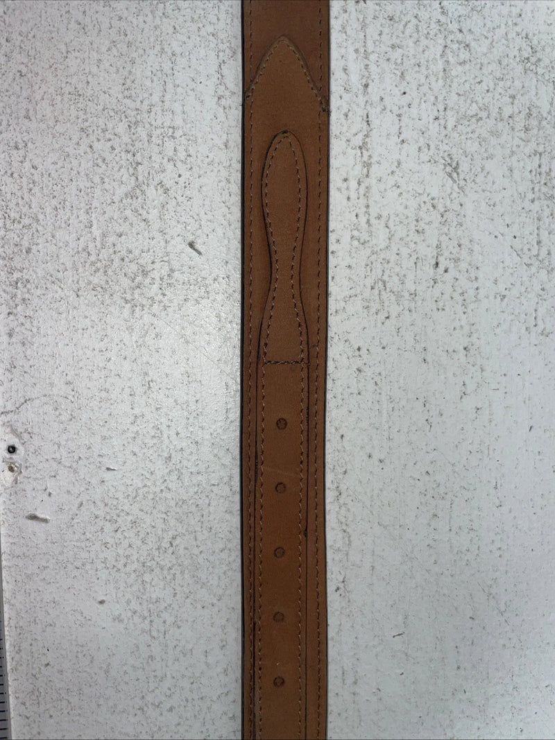New Brown Genuine Leather 34” Belt #6987/28 Z-33