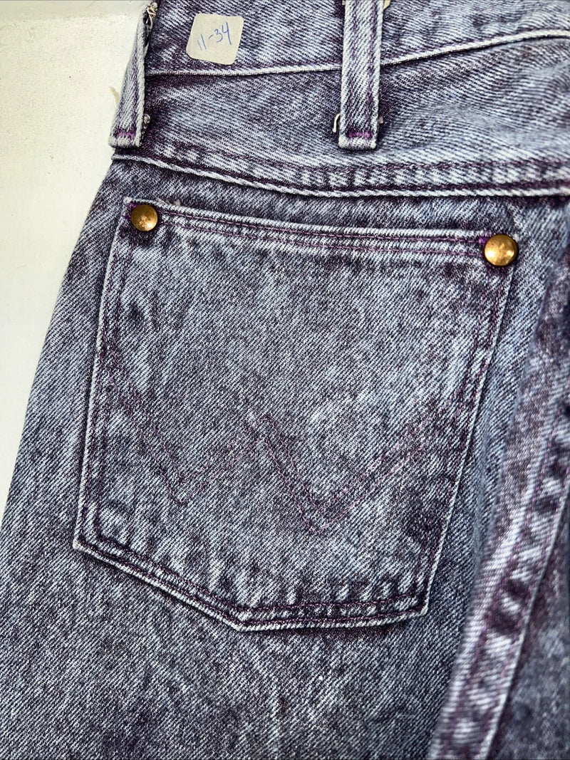 New Women’s Purple Wrangler Regular Fit Denim  Jeans. 11x34 Q-2