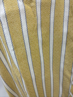 New Men’s Fenton Yellow White Stripe Long Sleeve Pearl Snap 16 Large Q-47