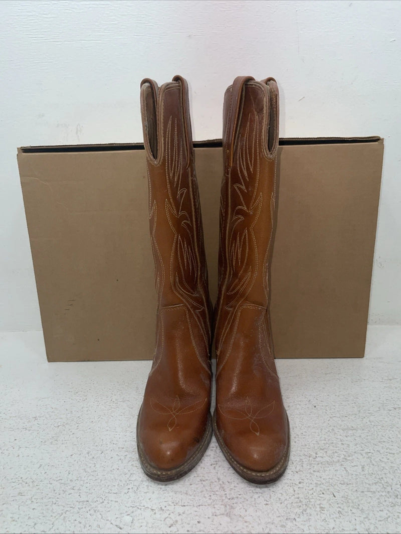 New Women’s Brown Miss Capezio Cowboy Boots. L 474 5 M. 2-67