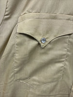 New Men’s Rockmount Green Long Sleeve Pearl Snap Medium X-10