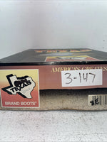 New Men’s Black Texas Brand Cowboy Boots. 6900 8 E. 3-147
