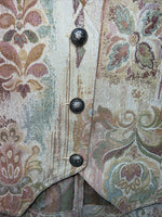 New Women’s Longhorn Multicolor Floral Vest Large #5652 WW-40