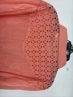 New Women’s Cumberland Pink Long Sleeve Pearl Snap Large KK-110