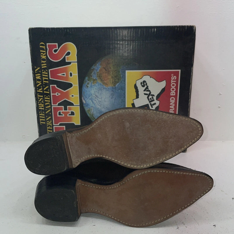 New Women’s Brown Texas Brand Cowboy Boots. 30 9.5 9 1/2 C. 15-158