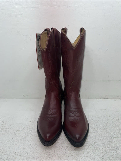New Men’s Red Texas Brand Cowboy Boots. 7863 8 D. 1-117
