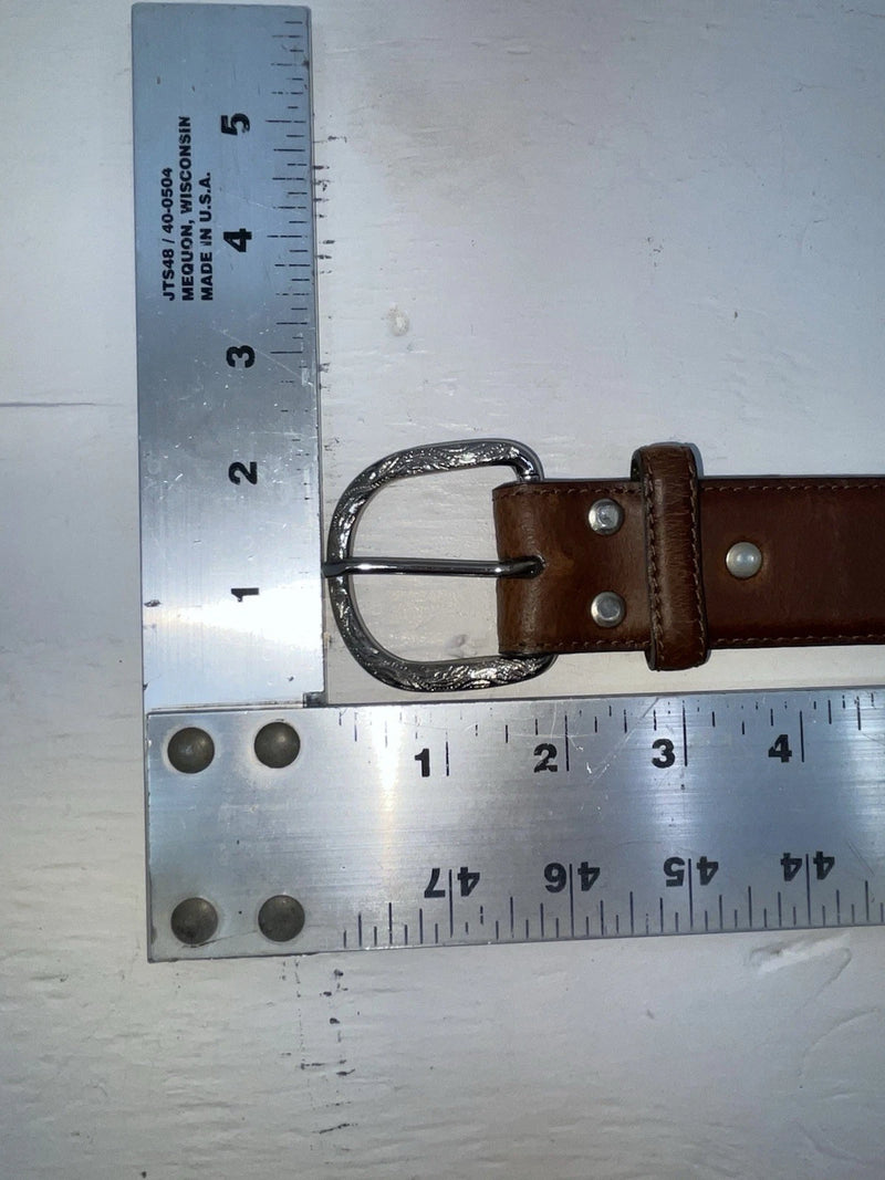 New Brown Genuine Leather Nocona Weaved 32” Belt #N2479002 JJ-35