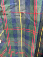New Men’s ELY Plains Green Multicolor Plaid Long Sleeve Pearl Snap Large Q-66