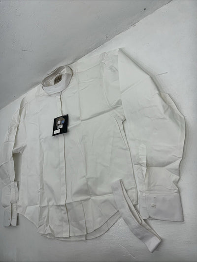 New Women’s White Riders Mark Long Sleeve English Riding Shirt. 44 G-24