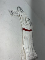 New Tough 1 White Red Mohair Cord Girth 33” #59-1233 BB-22