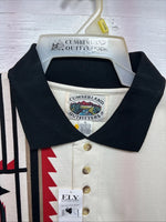 New Men’s Cumberland Western Designed Short Sleeve Polo Shirt Large CC-48