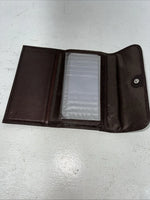 New M&F Brown Leather Women’s Wallet #0638802 P-506