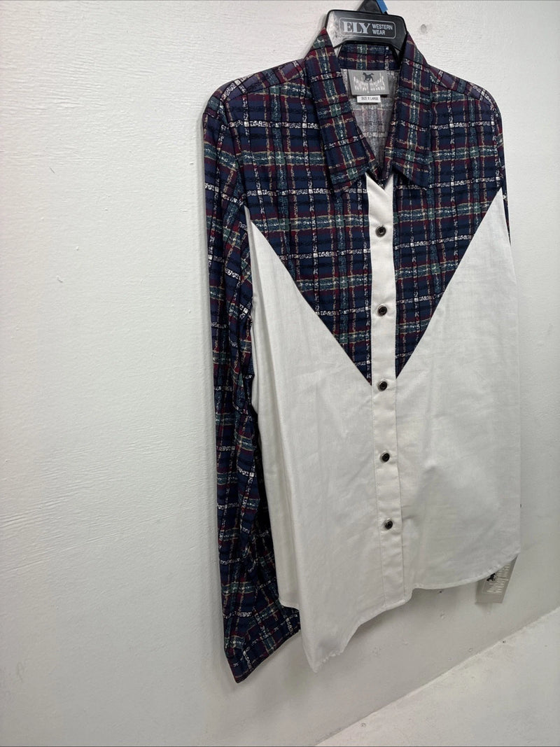 New Women’s Cowboy Threads Multicolor Long Sleeve Button Up XL II-31