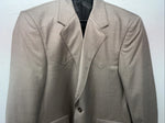 New Men’s Circle S Tan Suit Jacket 46R #25832 X-608
