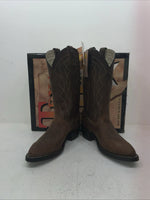 New Men’s Brown Texas Brand Cowboy Boots. 8941 9.5 9 1/2 D. 5-34